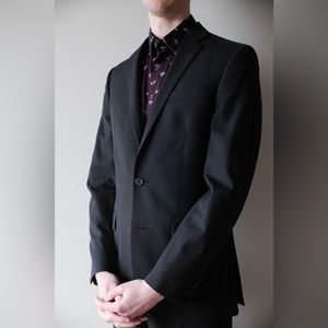 Men's Egara Slim Fit Suit (Jacket + Pants) - Charcoal